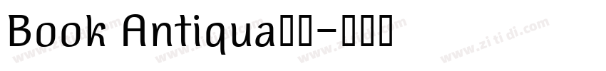 Book Antiqua字体字体转换
